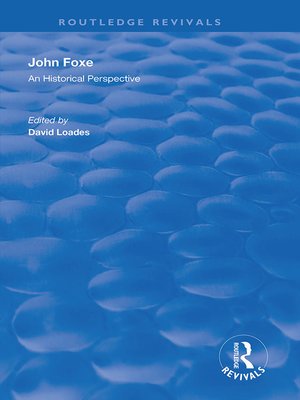 cover image of John Foxe